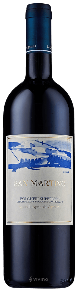 Bolgheri Superiore San Martino 2015 Cipriana - Enoteca Leopoldo - Radda in Chianti